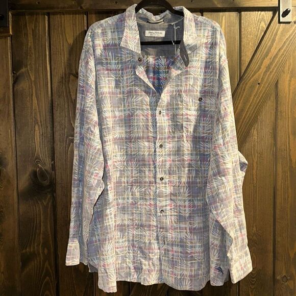 NWT Tommy Bahama Coastline Cord Stretch Button Down Shirt - Picture 3 of 7